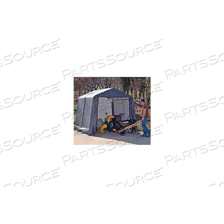 10X8X8 PEAK STYLE SHELTER - GREY 