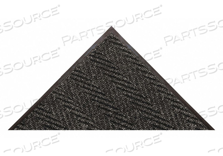 CARPETED ENTRANCE MAT CHARCOAL 4FTX20FT by Notrax