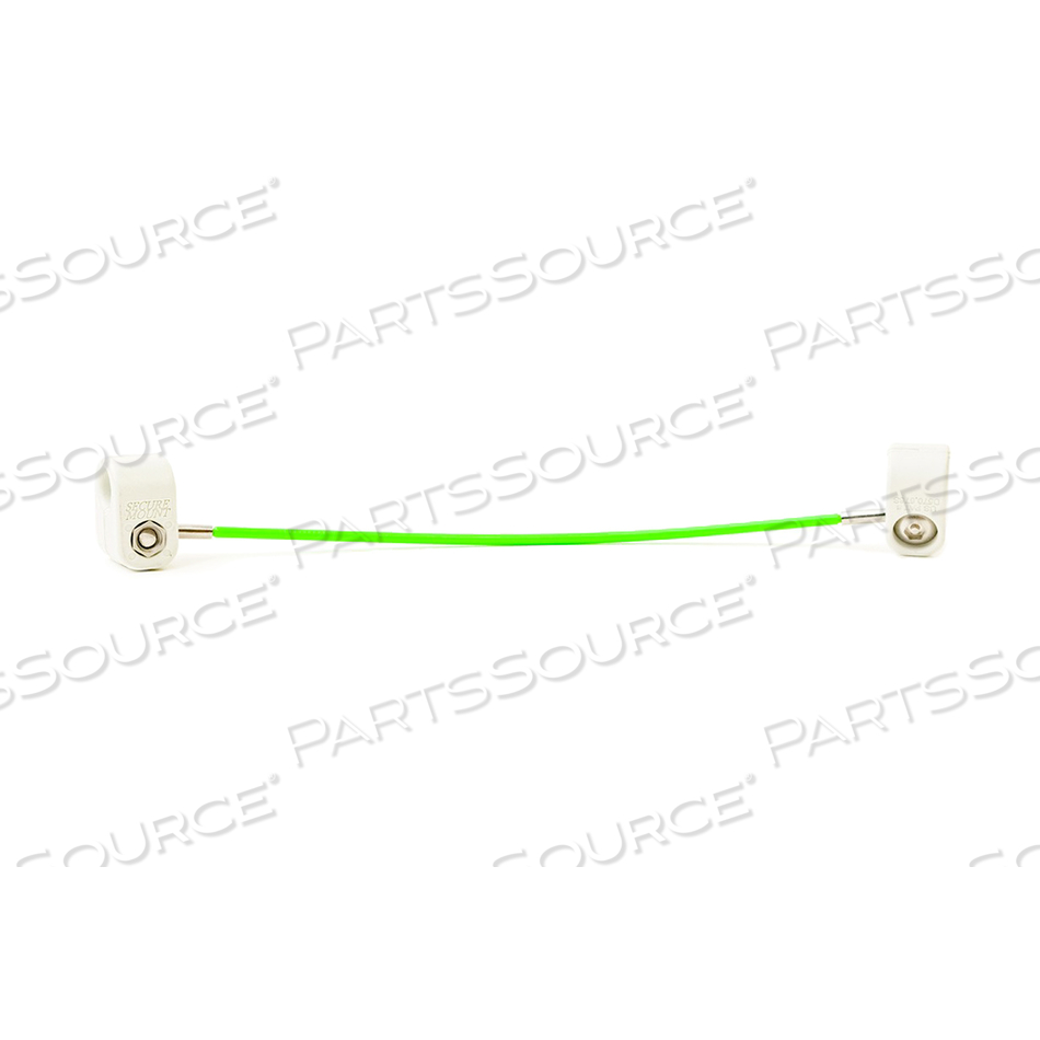 CABLE TETHER 6 IN, GREEN, STAINLESS STEEL WITH KEY by Secure Mount CABLE TETHER 6 IN, GREEN, STAINLESS STEEL WITH KEY by Secure Mount