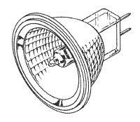 INCANDESCENT LAMP, 3050 K, 50 W, 12 V, GX5.3, 1.75 IN by Draeger Inc.