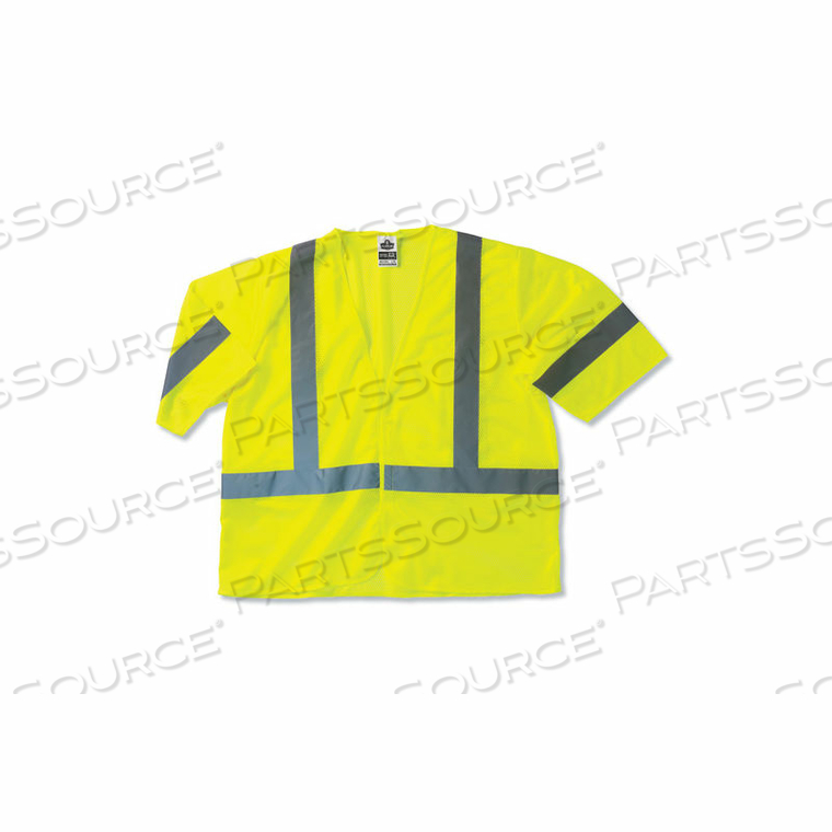 8310HL CLASS 3 ECONOMY VEST, LIME, 4XL/5XL by Ergodyne 8310HL CLASS 3 ECONOMY VEST, LIME, 4XL/5XL by Ergodyne