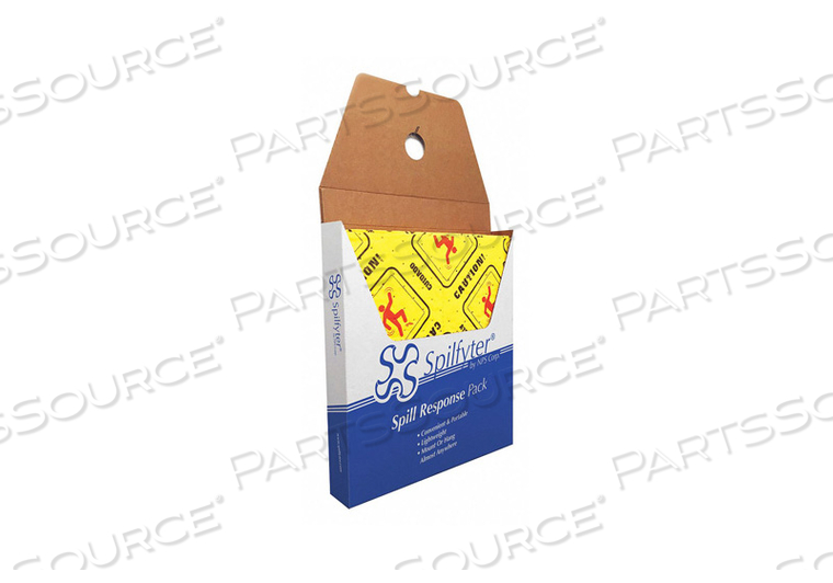 ABSORBENT PAD UNIVERSAL YELLOW PK25 by Spilfyter ABSORBENT PAD UNIVERSAL YELLOW PK25 by Spilfyter