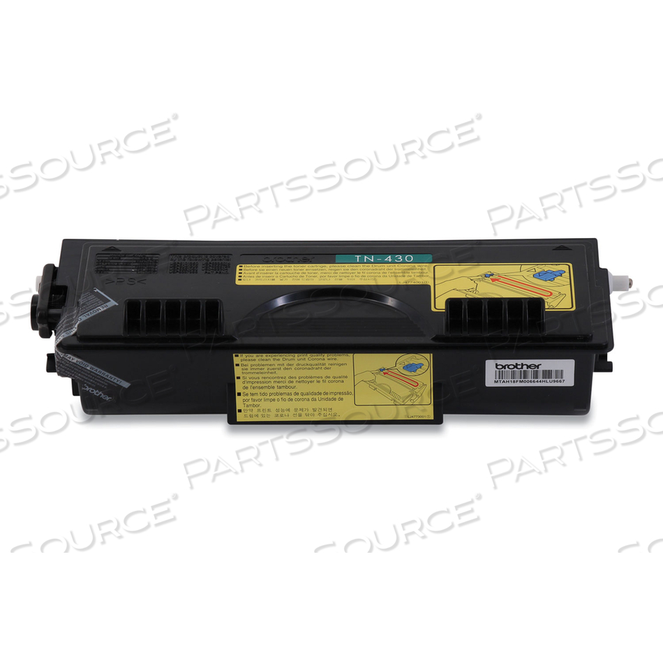 TN430 TONER, 3,000 PAGE-YIELD, BLACK by Brother