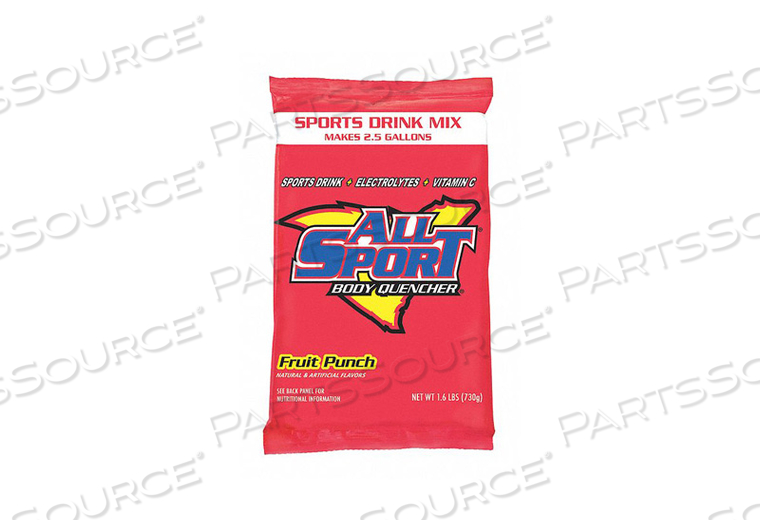 SPORTS DRINK MIX FRUIT PUNCH FLAVOR PK32 by All Sport SPORTS DRINK MIX FRUIT PUNCH FLAVOR PK32 by All Sport