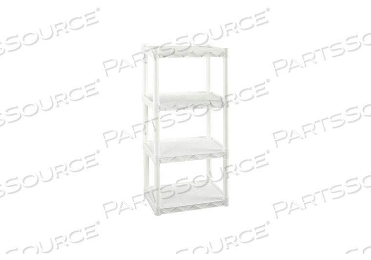 PLASTIC SHELVING OPEN 48 H 4 SHELF by Plano Molding PLASTIC SHELVING OPEN 48 H 4 SHELF by Plano Molding