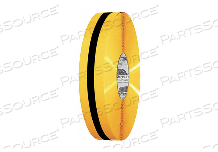 K2071 IND FLOOR TAPE ROLL YELLOW/BLACK VINYL by Mighty Line K2071 IND FLOOR TAPE ROLL YELLOW/BLACK VINYL by Mighty Line