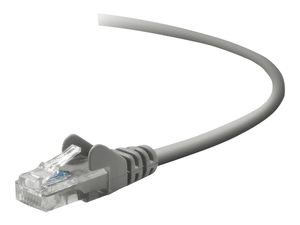 BELKIN - PATCH CABLE - RJ-45 (M) TO RJ-45 (M) - 30 FT - UTP - CAT 5E - STRANDED, SNAGLESS - GRAY - B2B - FOR OMNIVIEW SMB 1X16, SMB 1X8, OMNIVIEW IP 5000HQ, OMNIVIEW SMB CAT5 KVM SWITCH by Belkin