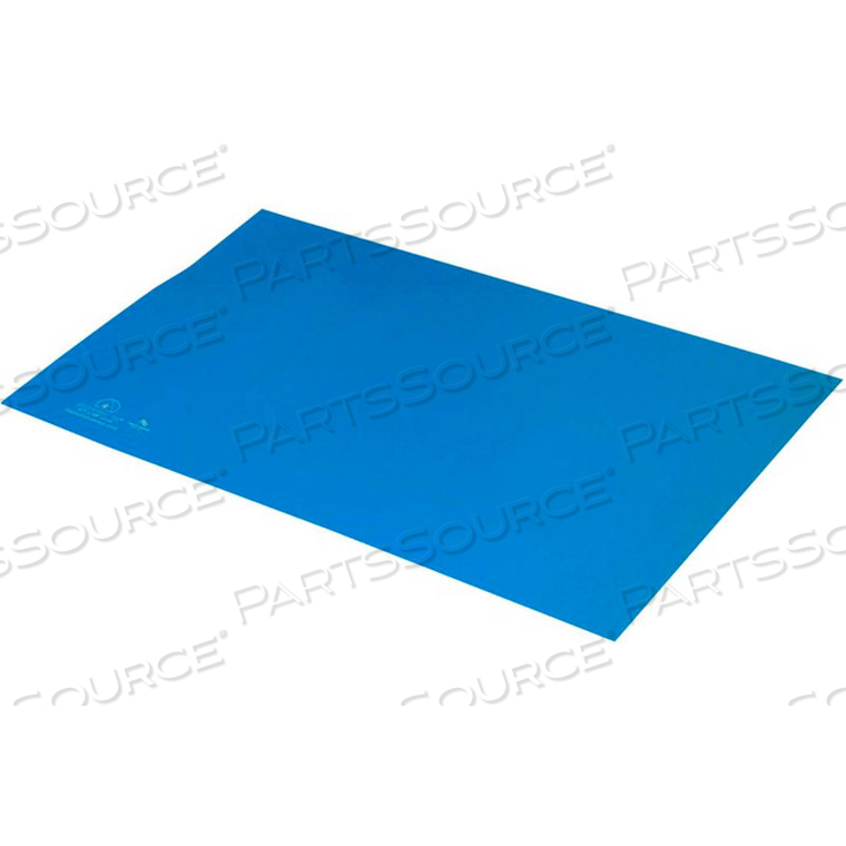 STATFREE T2 PLUS DISSIPATIVE DUAL LAYER RUBBER CUT MAT 36"D X 72"W - BLUE by Desco STATFREE T2 PLUS DISSIPATIVE DUAL LAYER RUBBER CUT MAT 36"D X 72"W - BLUE by Desco