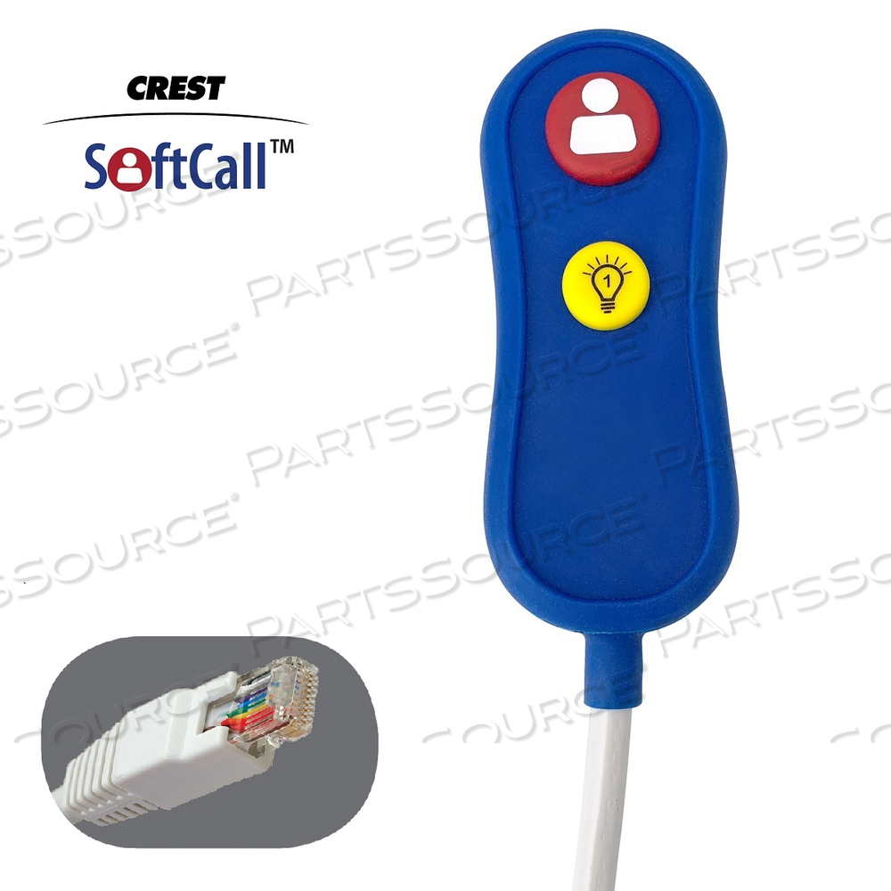SOFTCALL CALL CORD FOR WEST-CALL, NURSE, 1 LIGHT by Crest Healthcare