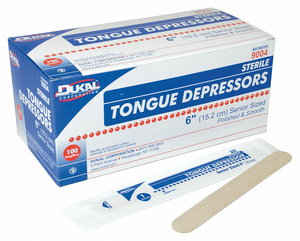 TONGUE DEPRESSOR STERILE 6IN. PK100 by Unimed-Midwest, INC