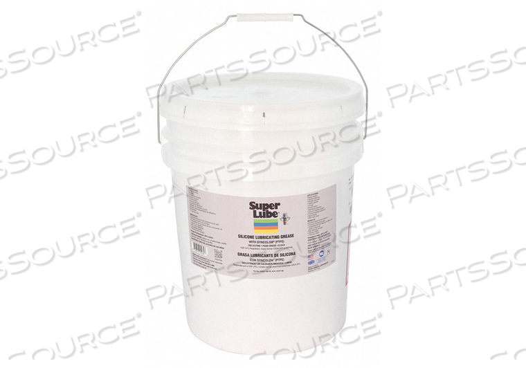 SILICONE LUBRICATING GREASE W/ PTFE, 30 LB. PAIL by Super Lube SILICONE LUBRICATING GREASE W/ PTFE, 30 LB. PAIL by Super Lube