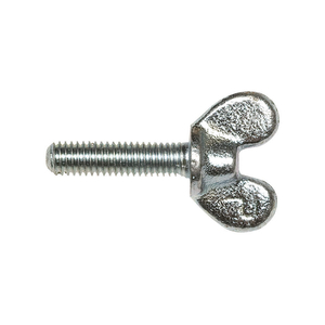 THUMB SCREW, 1/4"-20 THREAD SIZE, WING, IRON, ZINC PLATED, 0.813 IN MAX HEAD HT, 3/4 IN LG by Peerless Hardware Mfg Inc