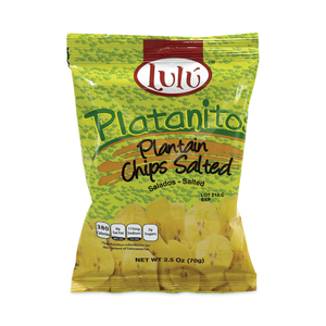 PLATANITOS PLANTAIN CHIPS, 2.5 OZ/PACK, 30 PACKS by Lul