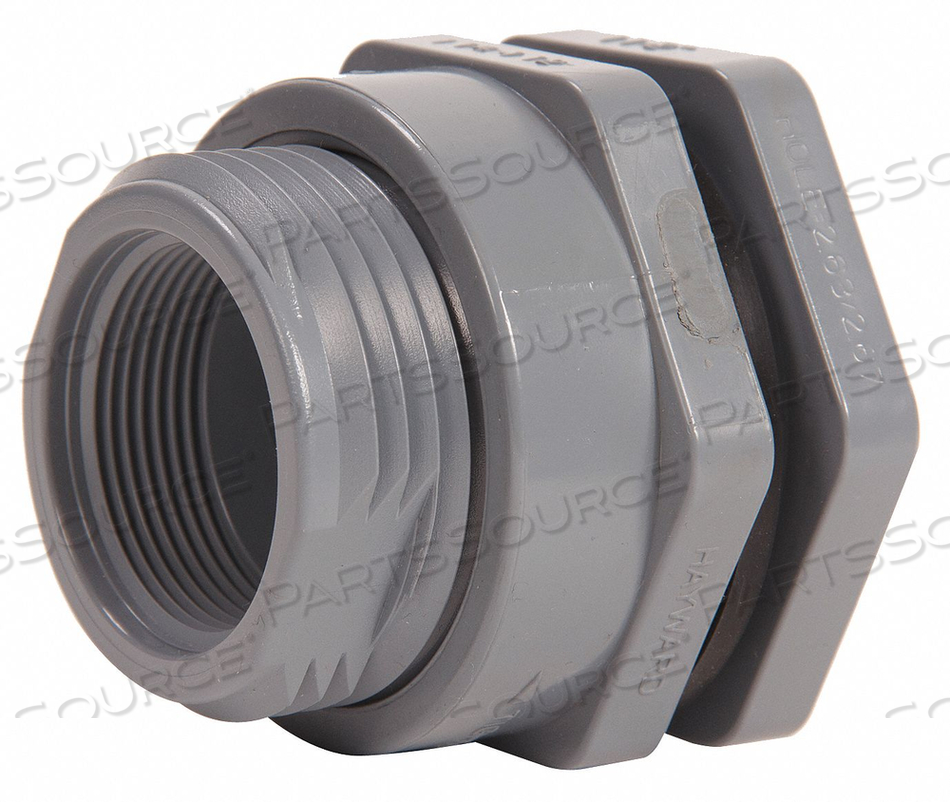 BULKHEAD FITTING 3/4 IN CPVC EPDM by Hayward