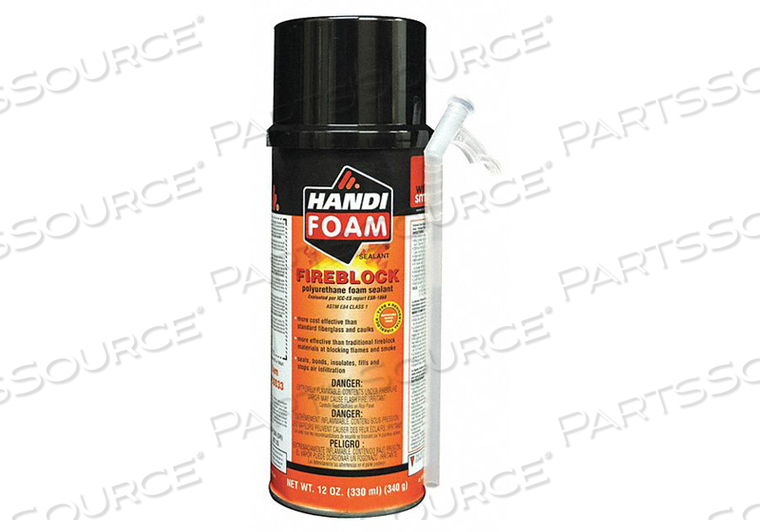 STRAW FOAM SEALANT 12 OZ ORANGE PK12 by Handi-Foam STRAW FOAM SEALANT 12 OZ ORANGE PK12 by Handi-Foam