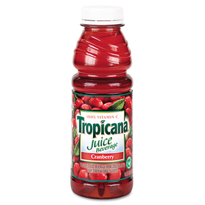 JUICE BEVERAGE, CRANBERRY, 15.2OZ BOTTLE, 12/CARTON by Tropicana