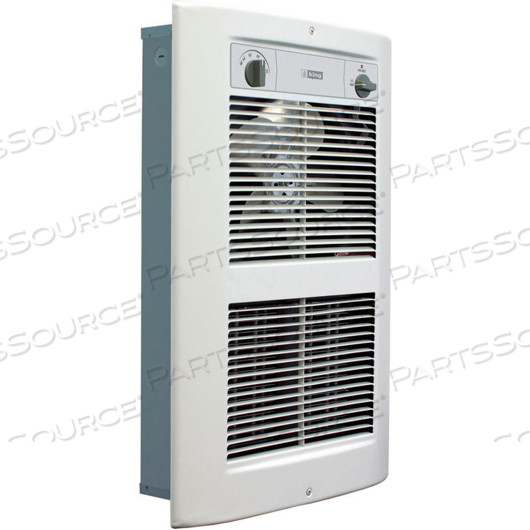 SERIES 2 FORCED AIR WALL HEATER WHITE 208V 4500W by King Electric Mfg SERIES 2 FORCED AIR WALL HEATER WHITE 208V 4500W by King Electric Mfg