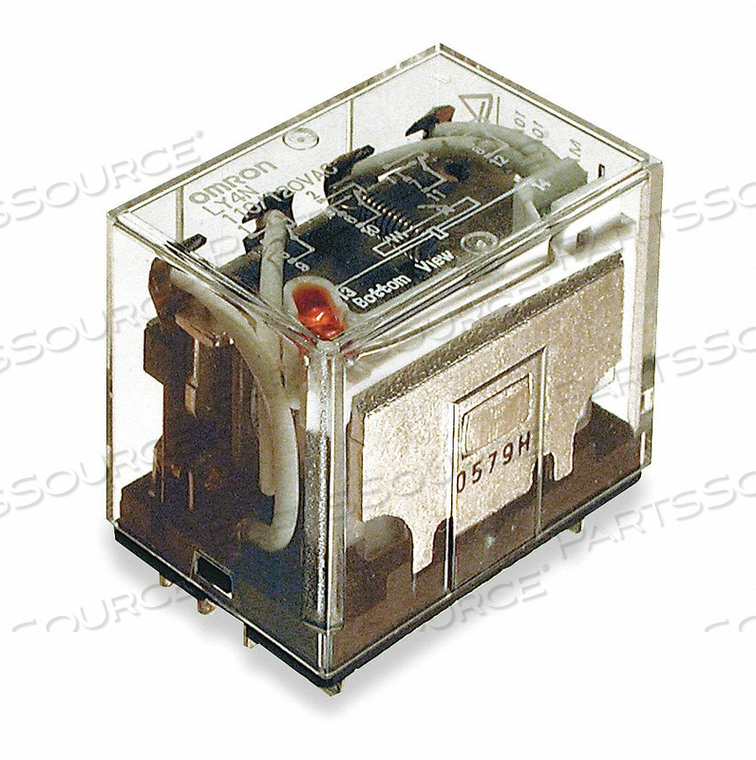 H8032 GEN PURPOSE RELAY 14 PIN SQUARE 120VAC by Omron - Electronic Division