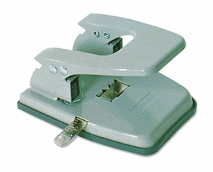 TWO-HOLE PAPER PUNCH 1/4IN HOLE DIA GRAY by Skilcraft