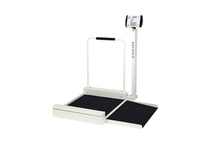 WHEELCHAIR SCALE, STATIONARY, DIGITAL, 800 LB X 0.2 LB by Detecto Scale / Cardinal Scale