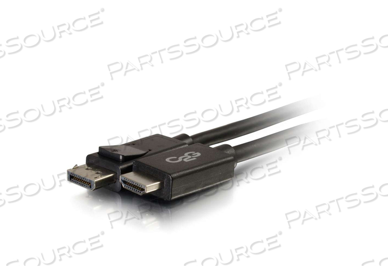 ADAPTER CABLE, BLACK, DISPLAYPORT MALE, HDMI MALE, 30 V, 0 TO 50 DEG C, MEETS CE, 3 FT by Legrand AV (C2G) ADAPTER CABLE, BLACK, DISPLAYPORT MALE, HDMI MALE, 30 V, 0 TO 50 DEG C, MEETS CE, 3 FT by Legrand AV (C2G)
