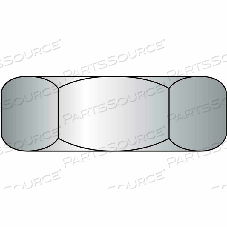 HEAVY HEX NUT - 3/8-16 - STEEL - ZINC CR+3 - UNC - GRADE A - ASTM A563 - PKG OF 100 - BBI by Brighton Best