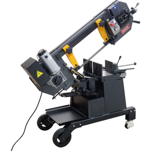 MITERING HORIZONTAL/VERTICAL BANDSAW, 8┐ X 10┐, 120V, VARIABLE SPEED, DIRECT DRIVE, 1 PHASE by Dake Corporation