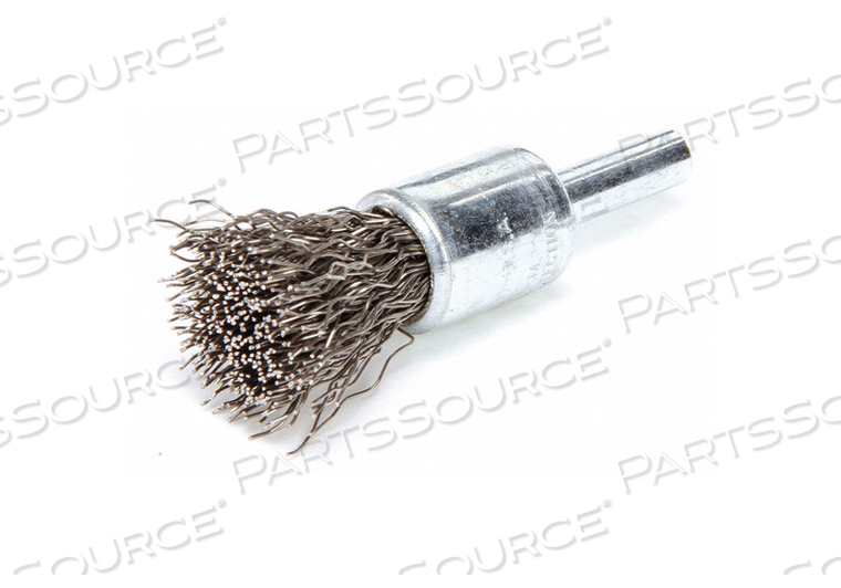 WEILER 96104 Crimped Wire End Wire Brush Stainlesss Steel 
