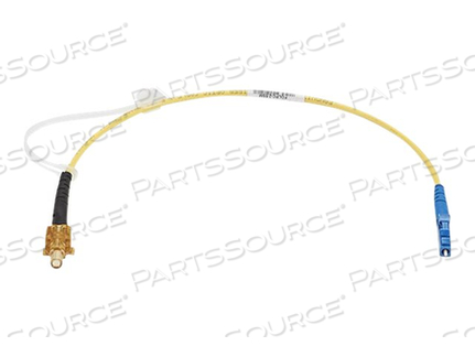 FIBER-OPTIC TERMINATION TOOL LAUNCH CORD, 1.25 MM ADAPTER, 1 FT, YELLOW by Panduit