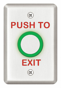 EXIT PUSH BUTTON 2-7/8 IN W by SDC EXIT PUSH BUTTON 2-7/8 IN W by SDC