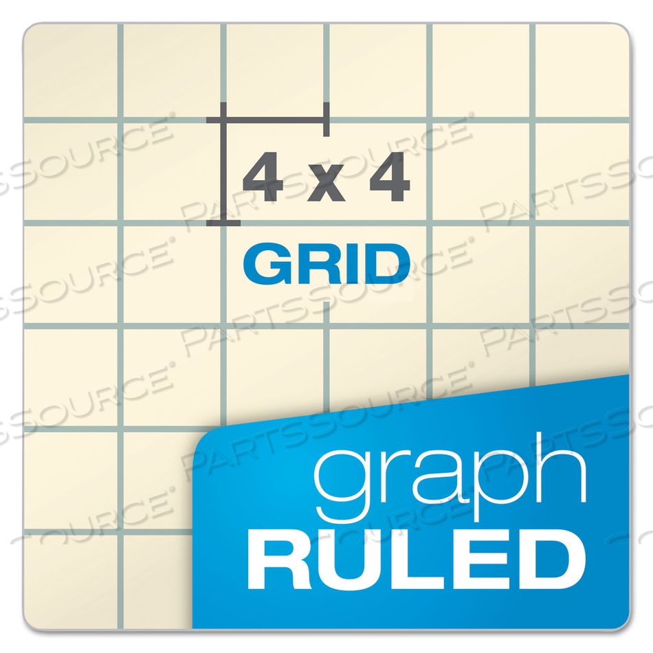 COMPUTATION BOOK, QUADRILLE RULE, BROWN COVER, 11.75 X 9.25, 76 SHEETS by Ampad Corporation