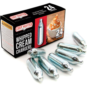 N20 CHARGERS, 24 PER PACK by Chef Master N20 CHARGERS, 24 PER PACK by Chef Master