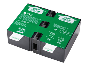 BATTERY CARTRIDGE; REPLACEMENT, LEAD ACID; APC; 6IN WIDTH; 3IN HEIGHT; 8IN DEPTH; 7AH CAPACITY; 24V VOLTAGE RATING; FOR UPS by APC / American Power Conversion