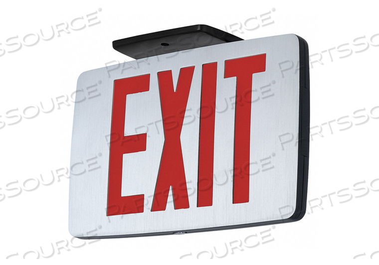 EXIT SIGN WITH BATTERY BACKUP 1W RED by Hubbell Power Systems
