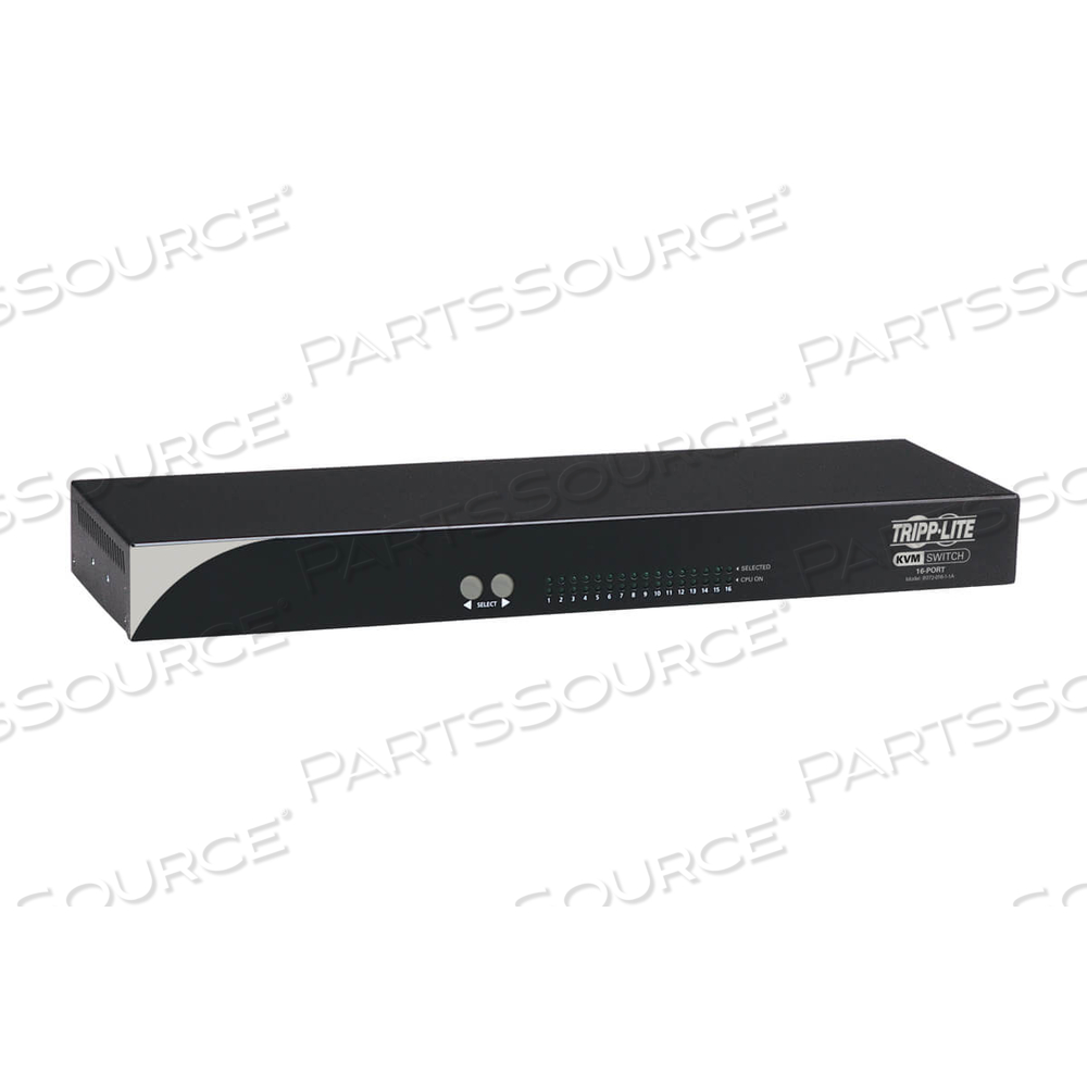 KVM SWITCH 16-PORT CAT5 PS2 TO USB INPUT ADAPTER 1U RACKMOUNT 