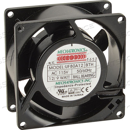 FAN, AXIAL(3-1/8"SQ, 115V, 9W) by A.J. Antunes (Roundup)
