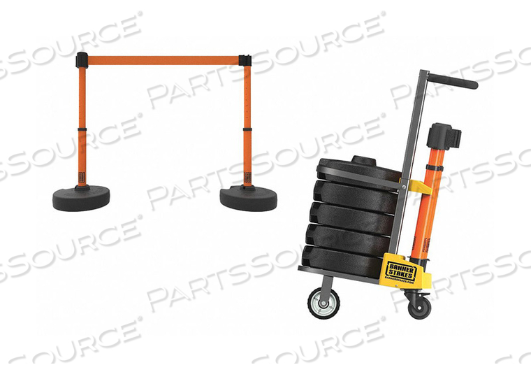 PLUS CART PKG BLANK ORANGE BANNER by Banner Stakes PLUS CART PKG BLANK ORANGE BANNER by Banner Stakes