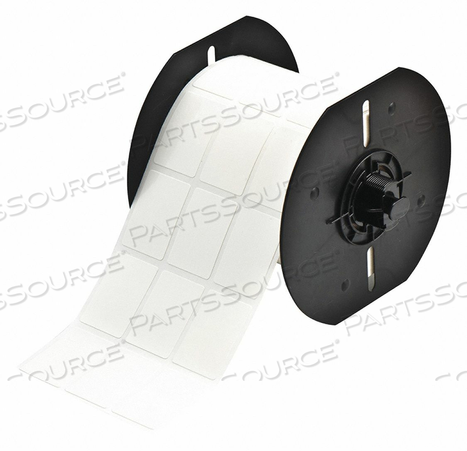 LABEL WHITE 1.437 IN H 1.000 IN W by Brady Americas