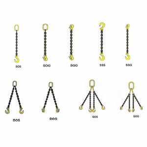 3/8" X 3' SINGLE LEG ALLOY CHAIN SLING WITH OBLONG SLING HOOK & LATCH by Safeway Sling USA, Inc.