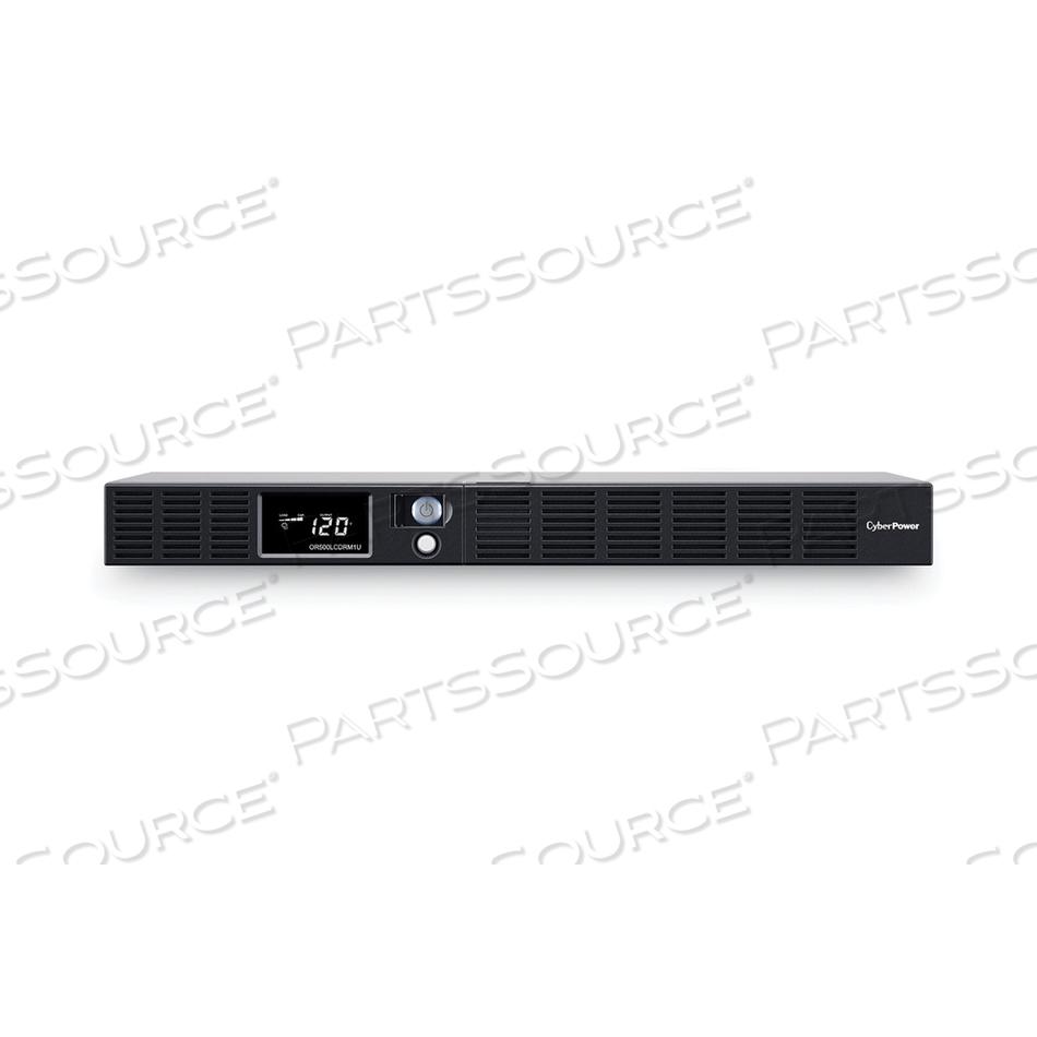 CYBERPOWER OFFICE RACKMOUNT LCD SERIES OR500LCDRM1U, UPS, 300 WATT, 500 VA by CyberPower CYBERPOWER OFFICE RACKMOUNT LCD SERIES OR500LCDRM1U, UPS, 300 WATT, 500 VA by CyberPower