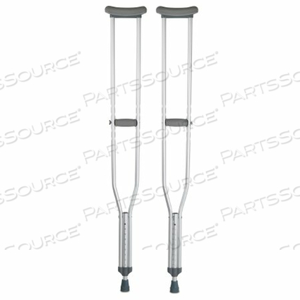 TALL ADULT UNDERARM CRUTCHES, 5 FT. 10 IN. - 6 FT. 6 IN. by McKesson TALL ADULT UNDERARM CRUTCHES, 5 FT. 10 IN. - 6 FT. 6 IN. by McKesson