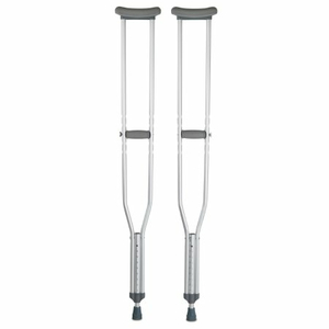 TALL ADULT UNDERARM CRUTCHES, 5 FT. 10 IN. - 6 FT. 6 IN. by McKesson
