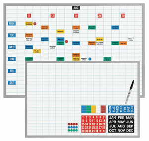 MAGNETIC PLANNING/SCHEDULE KIT 48X36 by Magna Visual