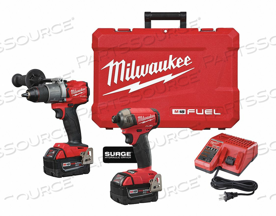 CORDLESS COMBINATION KIT 5.0AH 2 TOOLS 