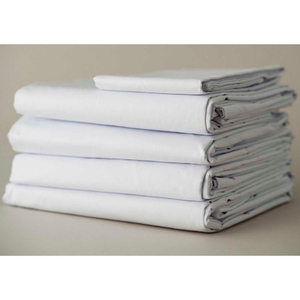 THOMASTON MILLS AMERICAN BOUTIQUE KING FITTED SHEET - 80"L X 78"W - WHITE - PACK OF 12 by Atd-American Co.