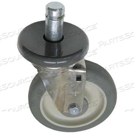STEM CASTER (NO BRAKE) 5" WHEEL 