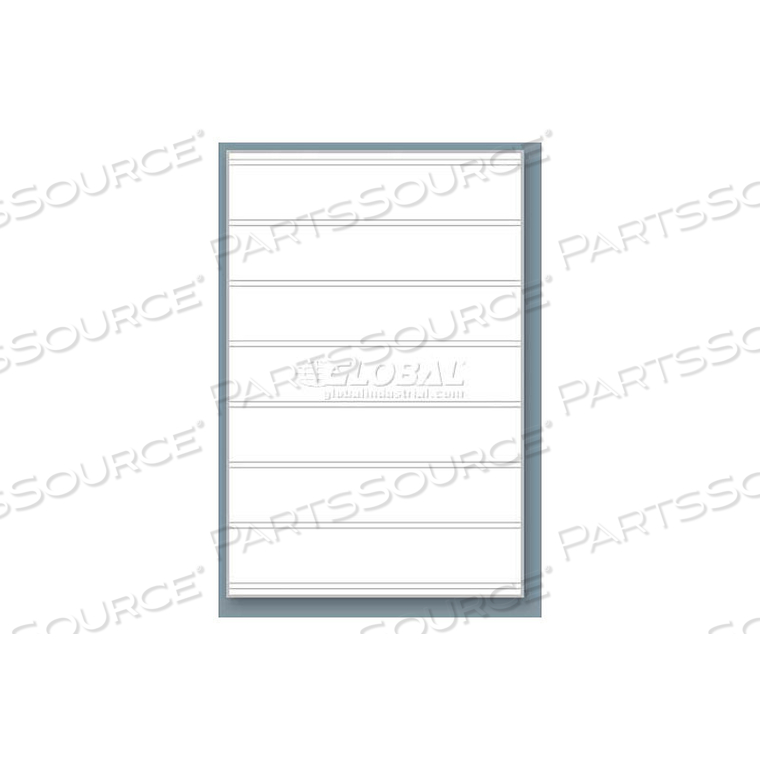 MAGIC MASTER REPLACEMENT FACE FOR THE STANDARD DELUXE SSW & RLSW, WHITE MESSAGE BOARD by Joseph Struhl Co., Inc.