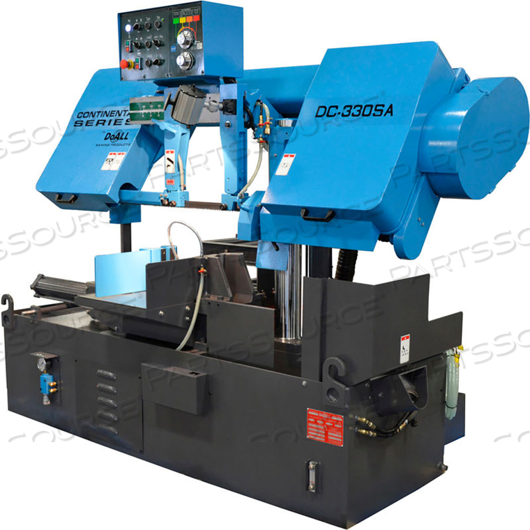 SEMI-AUTOMATIC HORIZONTAL BAND SAW - 15.75" X 13" MACHINE CAP. - 13" ROUND CAP. 