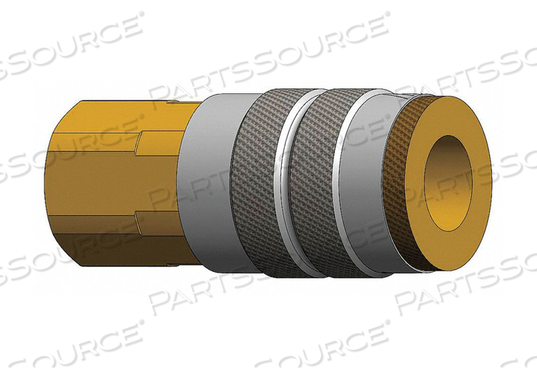 QUICK CONNECT SOCKET 1/2 BODY 1/4 -18 by Dixon Valve and Coupling QUICK CONNECT SOCKET 1/2 BODY 1/4 -18 by Dixon Valve and Coupling