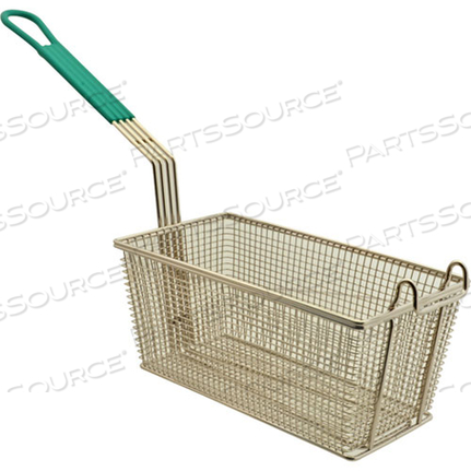 BASKET, FRY, TEAL HANDLE, 12-1/8" X 6-5/16" 